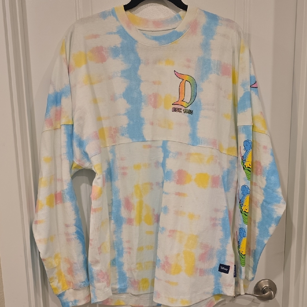 Disney Pastel Tie-Dye Women's Jersey Top